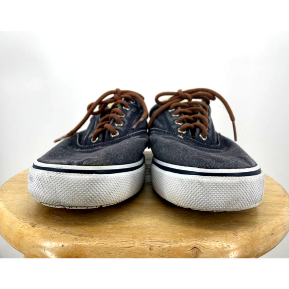 Sperry Top Sider Men's Chambray Lace Up Sneaker Shoes 13 - Picture 5 of 9
